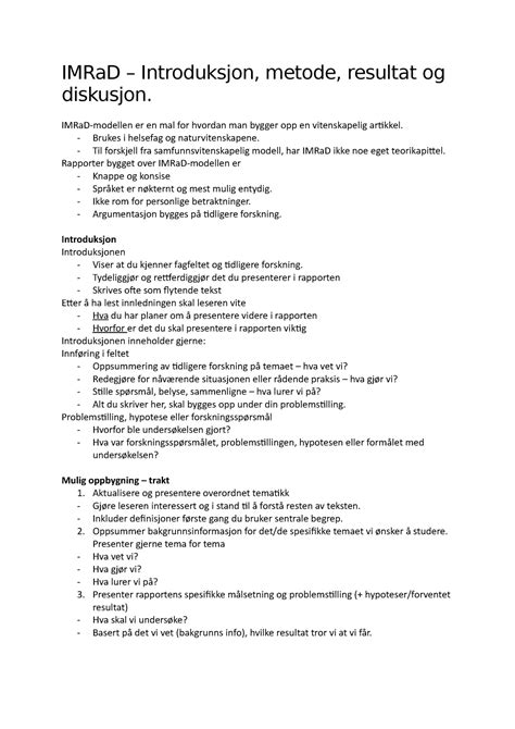 imrad|imrad eksempel.